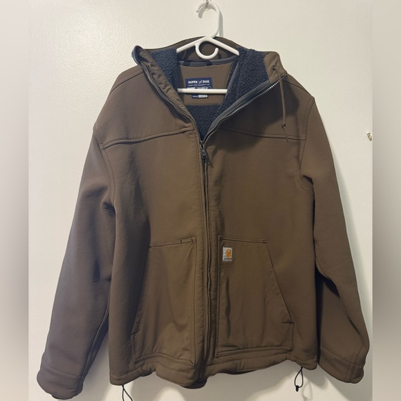 Carhartt Brown Super Dux Jacket Durable Design - Picture 1 of 8